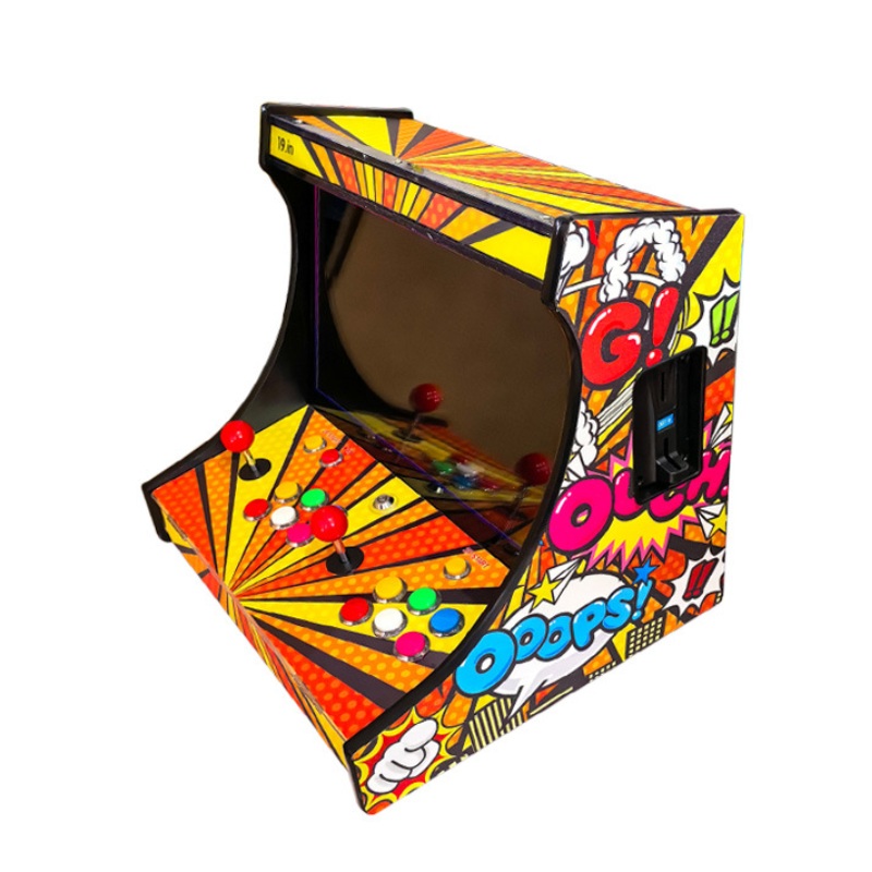 Arcade Game Cabinet - 19 Inch LCD Bartop, 2 Players