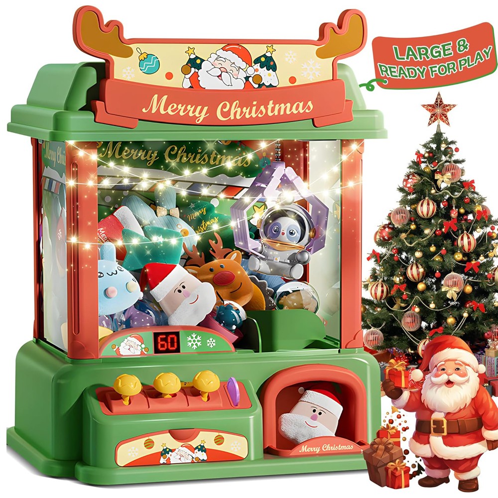 Christmas Claw Machine For Kid - огляд і ціна Arcade Toy Vending Machine