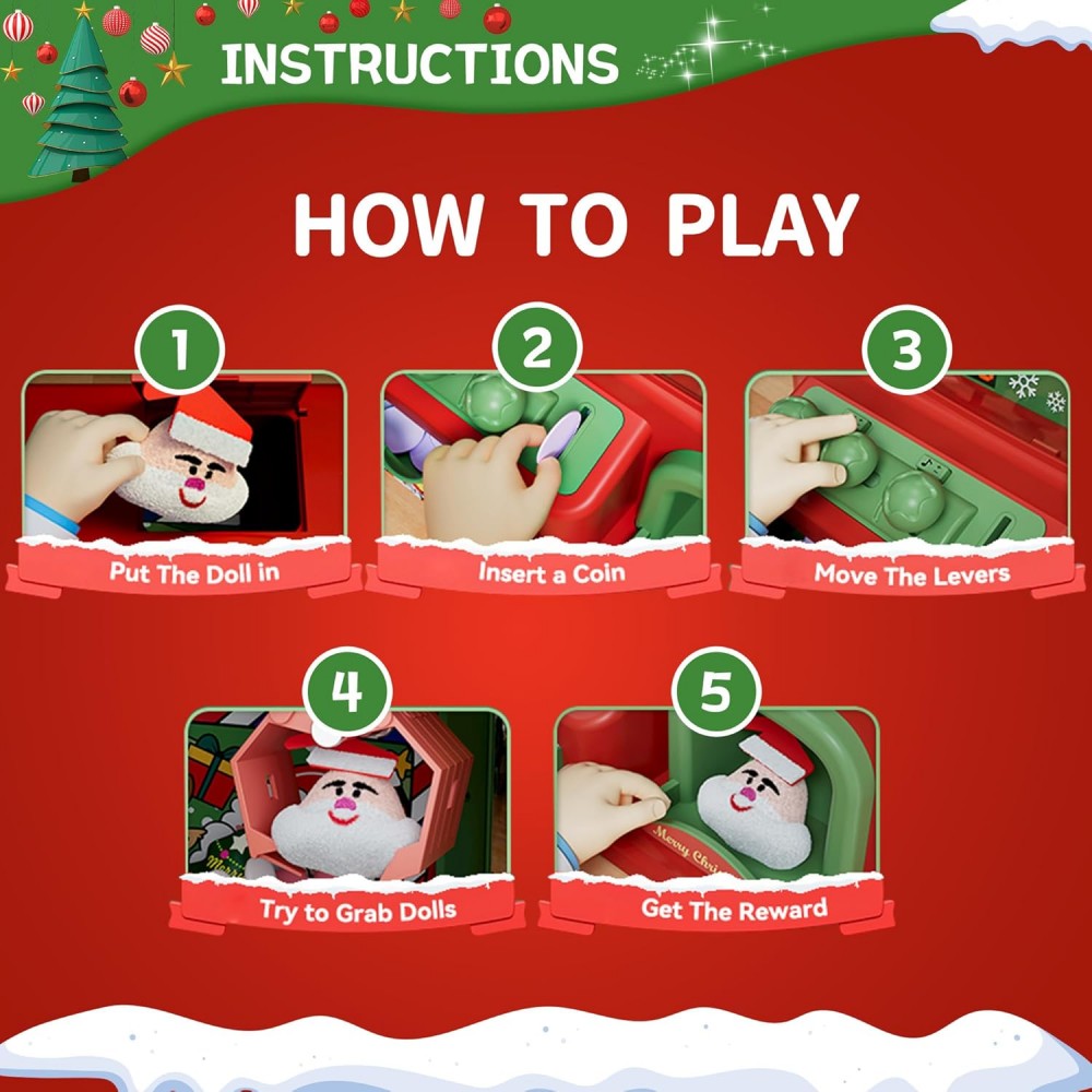 Christmas Claw Machine For Kid - огляд і ціна Arcade Toy Vending Machine