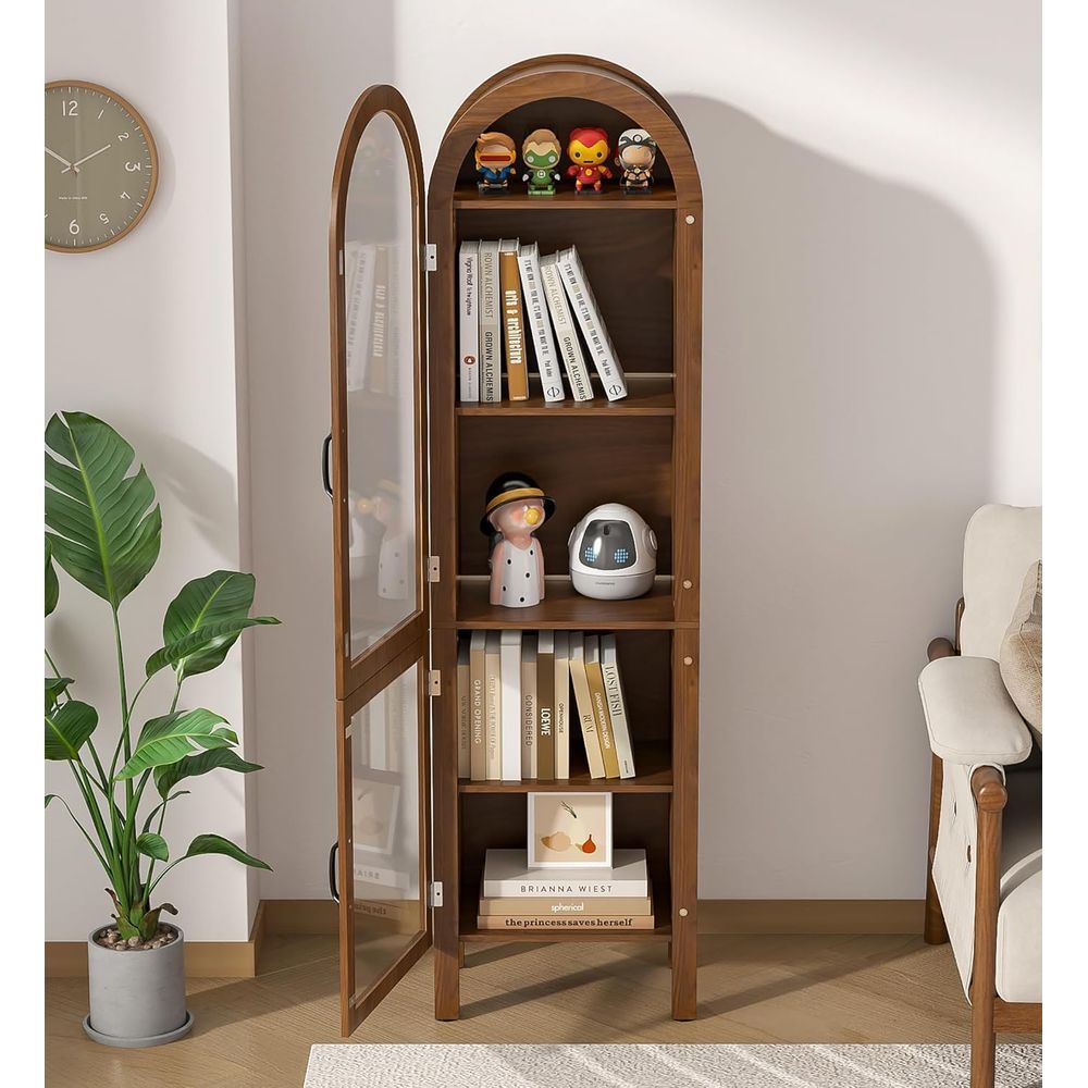 64.17 in Tall Arched Display C - огляд і ціна Glass Cabinet Display