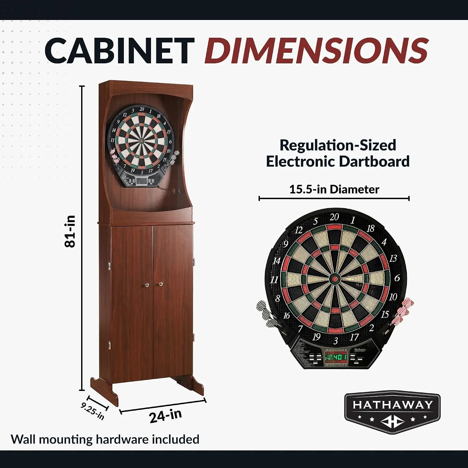 Outlaw Electronic Dart Board C - огляд і ціна Electronic Dartboard Cabinet