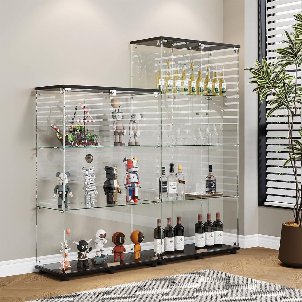 Glass Display Cabinet with 4-S - огляд і ціна Glass Cabinet Display