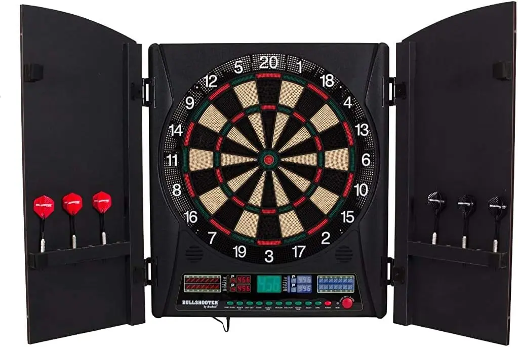 BestsellerMarauder 5.0 Electro - огляд і ціна Electronic Dartboard Cabinet