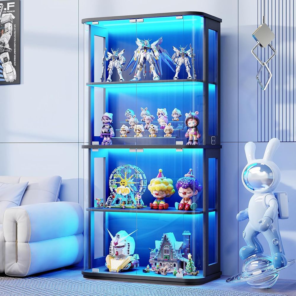 Rounded Display Cabinet with G - огляд і ціна Glass Cabinet Display