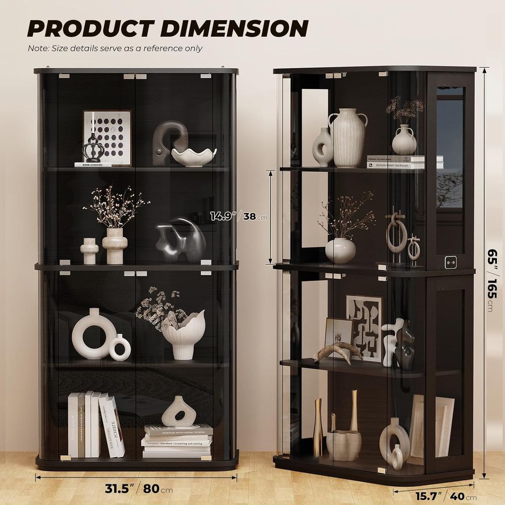 Rounded Display Cabinet with G - огляд і ціна Glass Cabinet Display