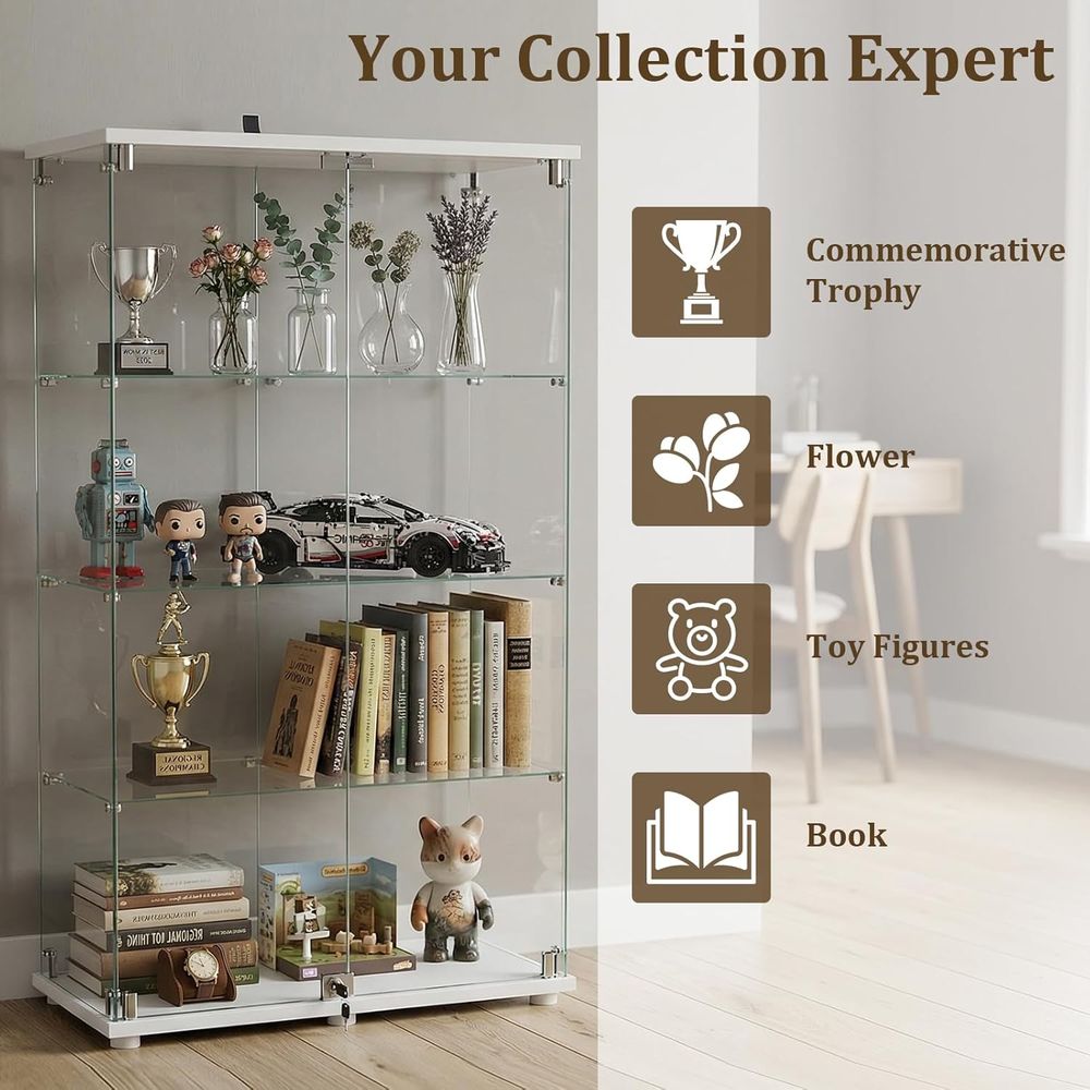 Tempered Glass Display Cabinet - огляд і ціна Glass Cabinet Display