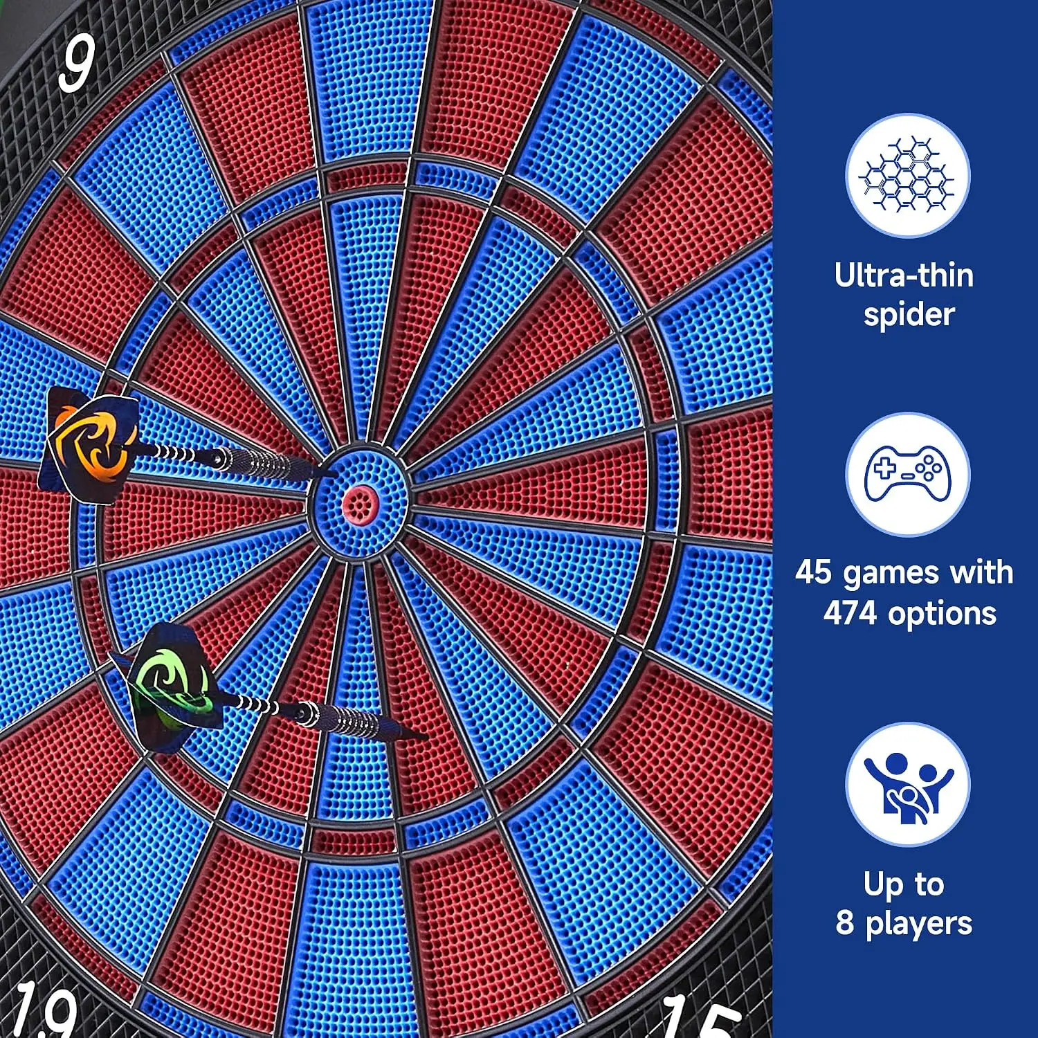 Electronic Dartboard Cabinet S - огляд і ціна Electronic Dartboard Cabinet