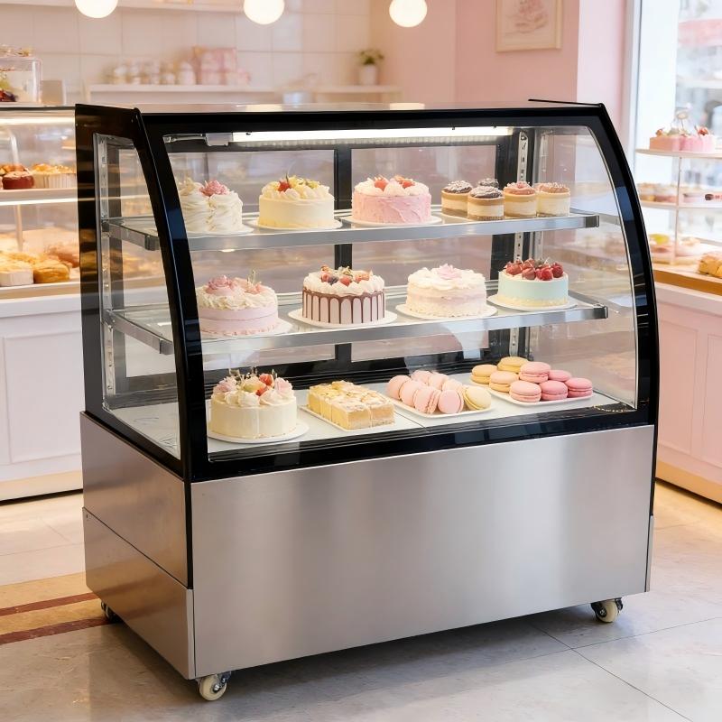 2 Tier Commercial Cake Display - огляд і ціна Glass Cabinet Display