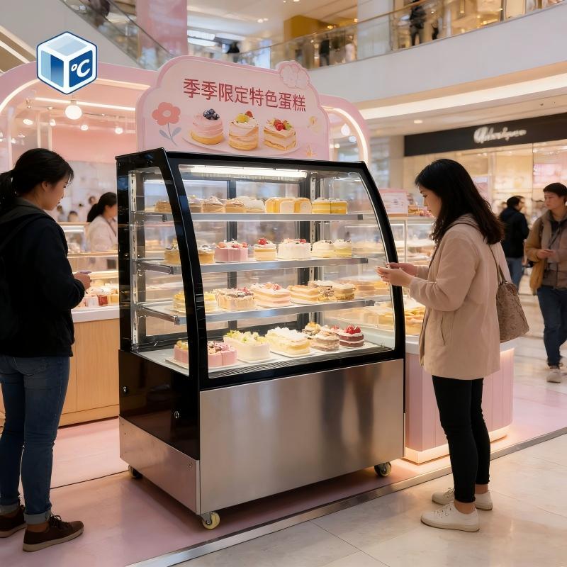 2 Tier Commercial Cake Display - огляд і ціна Glass Cabinet Display