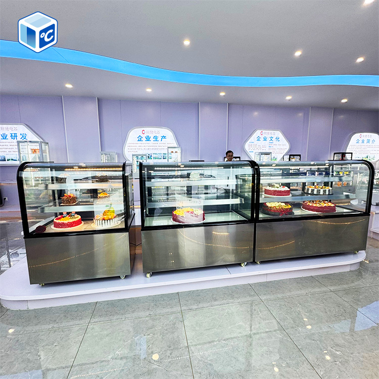 2 Tier Commercial Cake Display - огляд і ціна Glass Cabinet Display