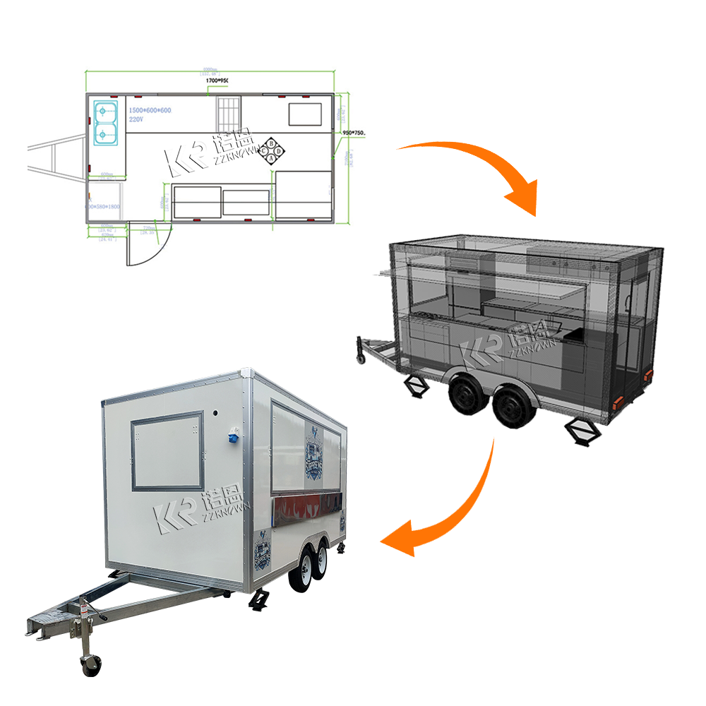 New Design Ice Cream Kiosk Fas - огляд і ціна Hot Dog Vending Cart