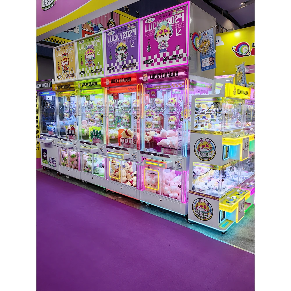 #New Colorful Claw Machine Luc - огляд і ціна Arcade Prize Vending Machine