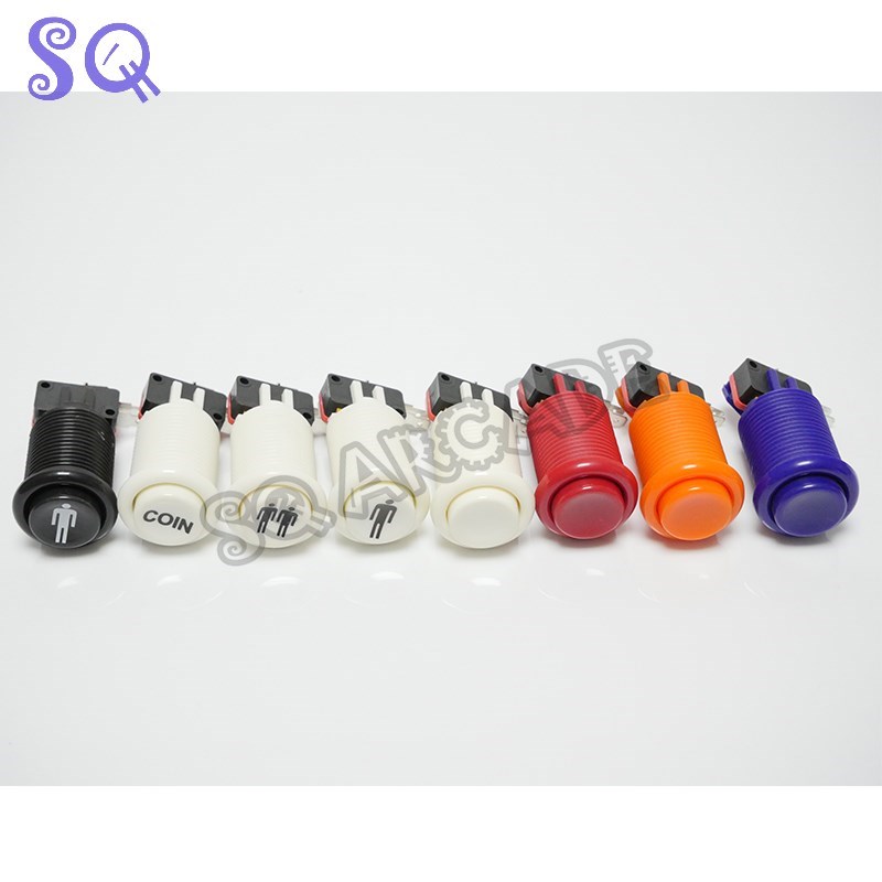 1pcs Happ arcade buttons 28mm  - огляд і ціна Arcade Game Cabinet