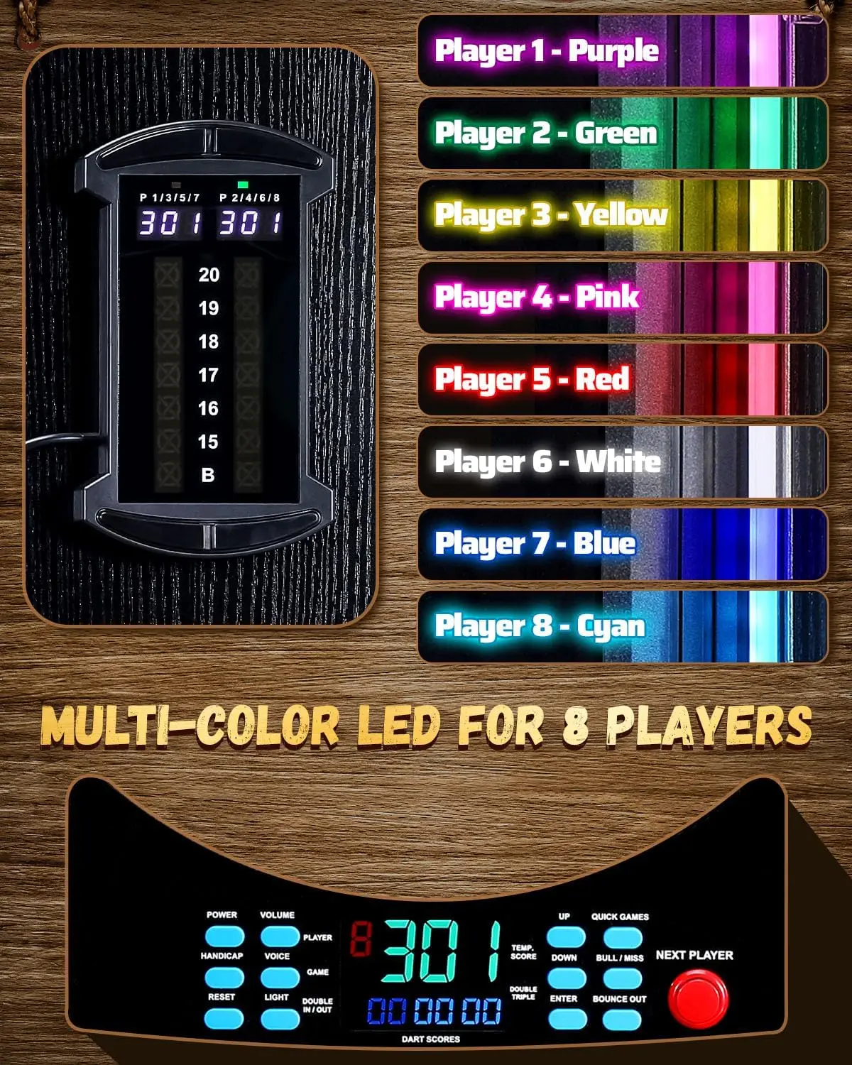 Electronic Dart Board, Electri - огляд і ціна Electronic Dartboard Cabinet
