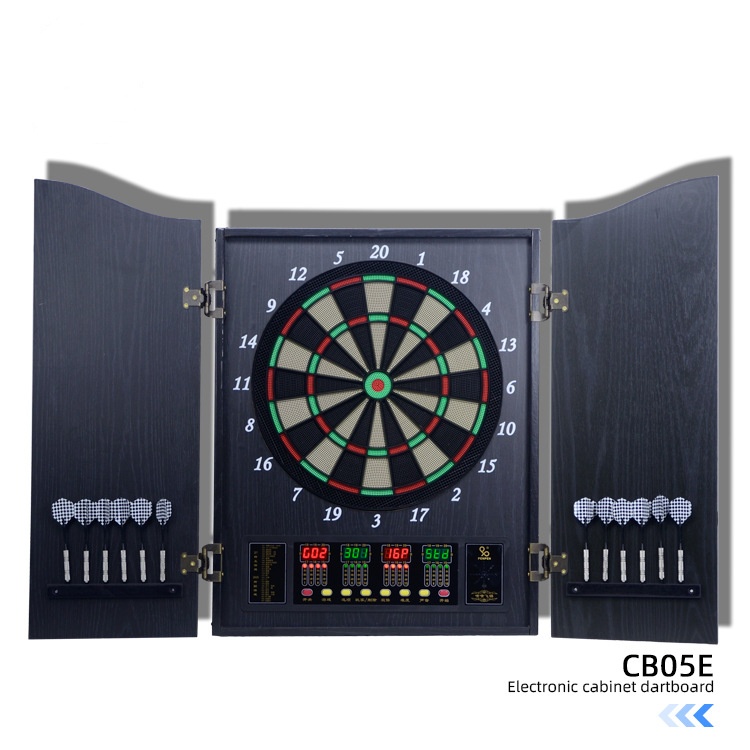 Luxury wooden electronic dart  - огляд і ціна Electronic Dartboard Cabinet