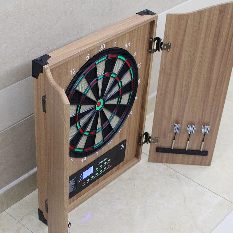 Luxury wooden electronic dart  - огляд і ціна Electronic Dartboard Cabinet