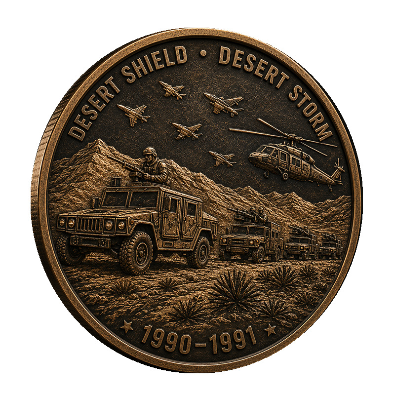 Desert Shield Desert Storm Gul - огляд і ціна Token Coin Mechanism